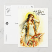 シャロットの婦人 ポストカード (正面/裏面)