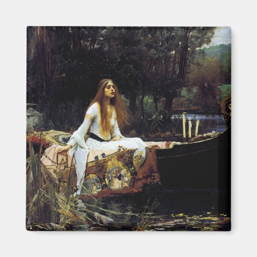 シャロットの婦人 マグネット (正面)