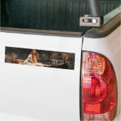 シャロットの婦人(中世美しい) バンパーステッカー (トラック上)