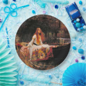 シャロットの婦人(中世美しい) ペーパープレート (パーティー)