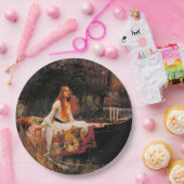 シャロットの婦人(中世美しい) ペーパープレート (パーティー)