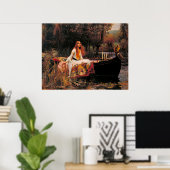 シャロットの婦人(中世美しい) ポスター (ホームオフィス)