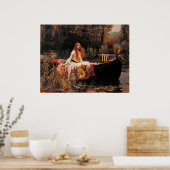 シャロットの婦人(中世美しい) ポスター (キッチン)