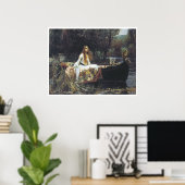 シャロットの婦人、1888年ジョン・ウィリアム・ウォーターハウス ポスター (ホームオフィス)