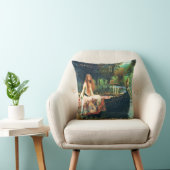 シャロットの婦人byジョン・ウィリアム・ウォーターハウス クッション (椅子)