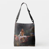 シャロットの婦人byジョン・ウィリアム・ウォーターハウス クロスボディバッグ (裏面)