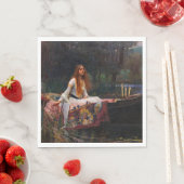 シャロットの婦人byジョン・ウィリアム・ウォーターハウス スタンダードランチョンナプキン (インサイチュ)