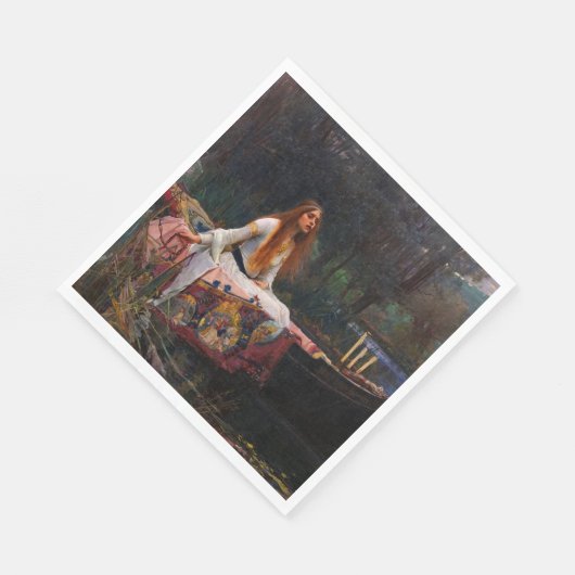 シャロットの婦人byジョン・ウィリアム・ウォーターハウス スタンダードランチョンナプキン (角)