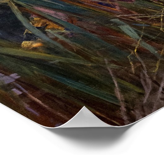 シャロットの婦人byジョン・ウィリアム・ウォーターハウス ポスター (角)