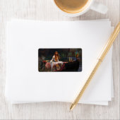 シャロットの婦人byジョン・ウィリアム・ウォーターハウス ラベル (インサイチュ)