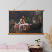 シャロットの婦人byジョン・ウィリアム・ウォーターハウス 吊り下げ型タペストリー (寝室)