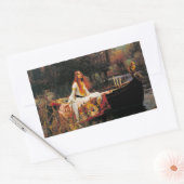 シャロットの婦人c.1888バイジョンウォーターハウス 長方形シール (封筒)