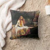 シャロットピローの女性 クッション (ブランケット)