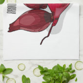 シャロット漫画イラストレーション キッチンタオル (折り畳み)