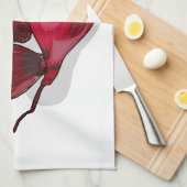 シャロット漫画イラストレーション キッチンタオル (四つ折り)