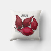 シャロット漫画イラストレーション クッション (裏面)