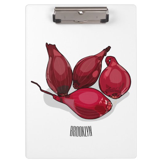 シャロット漫画イラストレーション クリップボード (正面)