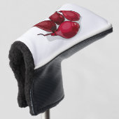 シャロット漫画イラストレーション ゴルフヘッドカバー (3/4 正面)