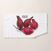 シャロット漫画イラストレーション バスタオルセット (ハンドタオル)