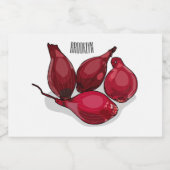 シャロット漫画イラストレーション フードラベル (シングルラベル)