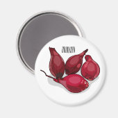 シャロット漫画イラストレーション マグネット (正面/裏面)