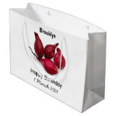 シャロット漫画イラストレーション ラージペーパーバッグ (裏面アングル)