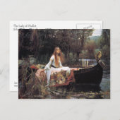 シャロット葉書の婦人 ポストカード (正面/裏面)