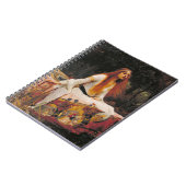 シャロット・ジョン・ウィリアム・ウォーターハウスの婦人 ノートブック (左側)