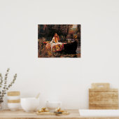 シャロット・ジョン・ウィリアム・ウォーターハウスの婦人 ポスター (キッチン)