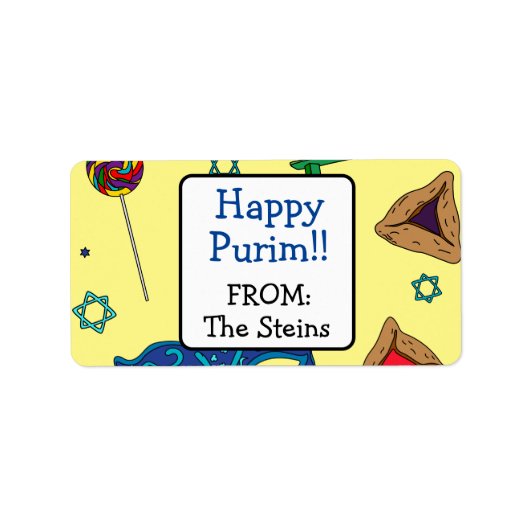 シャロッパーソナライズされたチマノー住所 シール (正面)