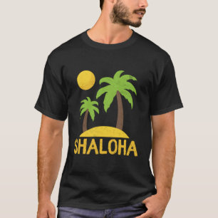 シャロハアロハハワイユダヤ人ハワイアンコシェールシャバ Tシャツ