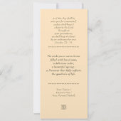 シャロムアットペサック。ファインアート通過応答カード カード (裏面)