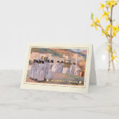 シャロムアットペサック。ファインアート通過応答カード カード (黄色い花)