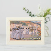 シャロムアットペサック。ファインアート通過応答カード カード (スタンド正面)