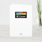 シャロムカラフルグリーティングカード カード (裏面)