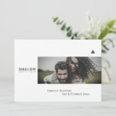 シャロムシャロムフォトカード 招待状 (スタンド正面)