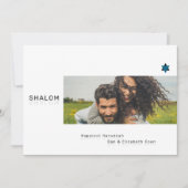 シャロムシャロムフォトカード 招待状 (正面)