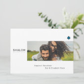 シャロムシャロムフォトカード 招待状 (スタンド正面)