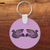 シャロムピースドヴキーホルダー キーホルダー (正面)