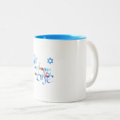 シャロムピース ツートーンマグカップ (正面右)