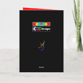 シャロム鳩グリーティングカード カード (裏面)