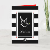 シャロム鳩グリーティングカード カード (正面)