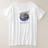 シャロムTシャツ プラスサイズTシャツ (デザイン裏面)