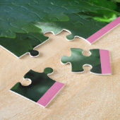 シャロンかわいらしのピンク色のバラの写真 ジグソーパズル (側面)