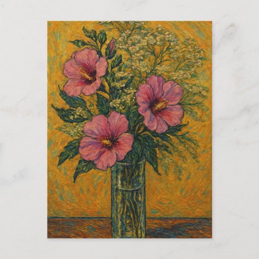 シャロンとヘムロック葉書のバラ ポストカード (正面)