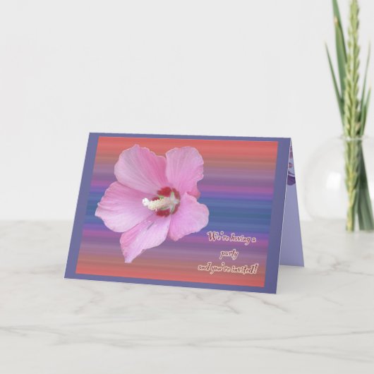 シャロンのバラの花のParty招待状 招待状 (正面)