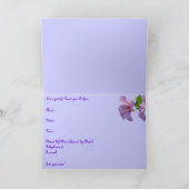 シャロンのバラの花のParty招待状 招待状 (内部)