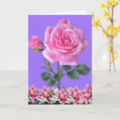 シャロンのバラ ユリの谷のグリーティングカード カード (黄色い花)