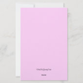 シャロンのバラ リリー・オブ・ザ・ヴァレー ピンク ステーショナリー (裏面)