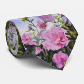 シャロンのバラ(赤、ピンク、紫、緑、青) ネクタイ (ロール)